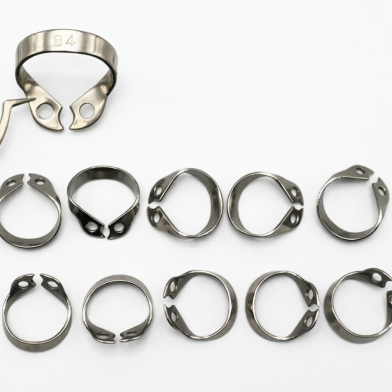 B4 Dental Rubber Dam Clamp Stainless Steel Anterior Teeth Retainer for Pediatric Dentistry