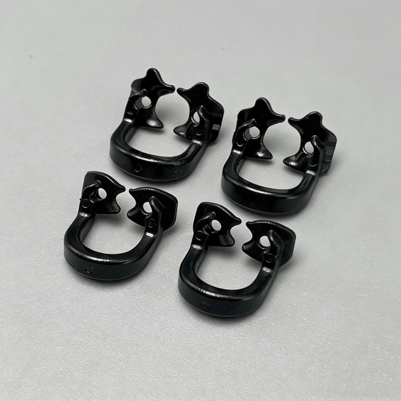 4pc Dental Resin Soft Clamp Universal Rubber Dam Sheet For Molar Premolar Clamps