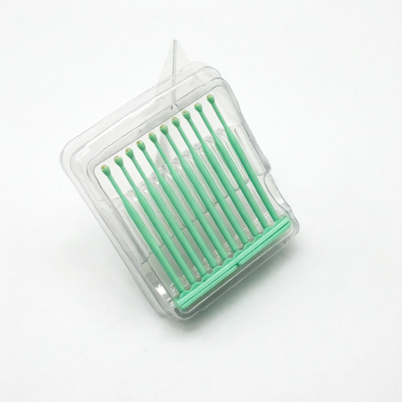 10 Boxes Dental Bonding Sticks, Disposable Adhesive Tip Applicator for Porcelain Veneer Crown Placement