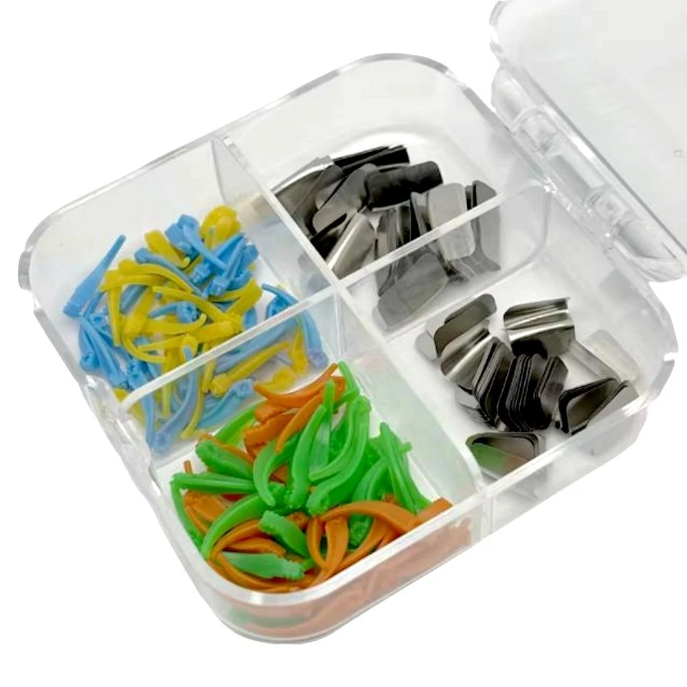 200Pcs Dental Anterior Wedge Matrix System Matrix Bands Teeth Restoration Kit