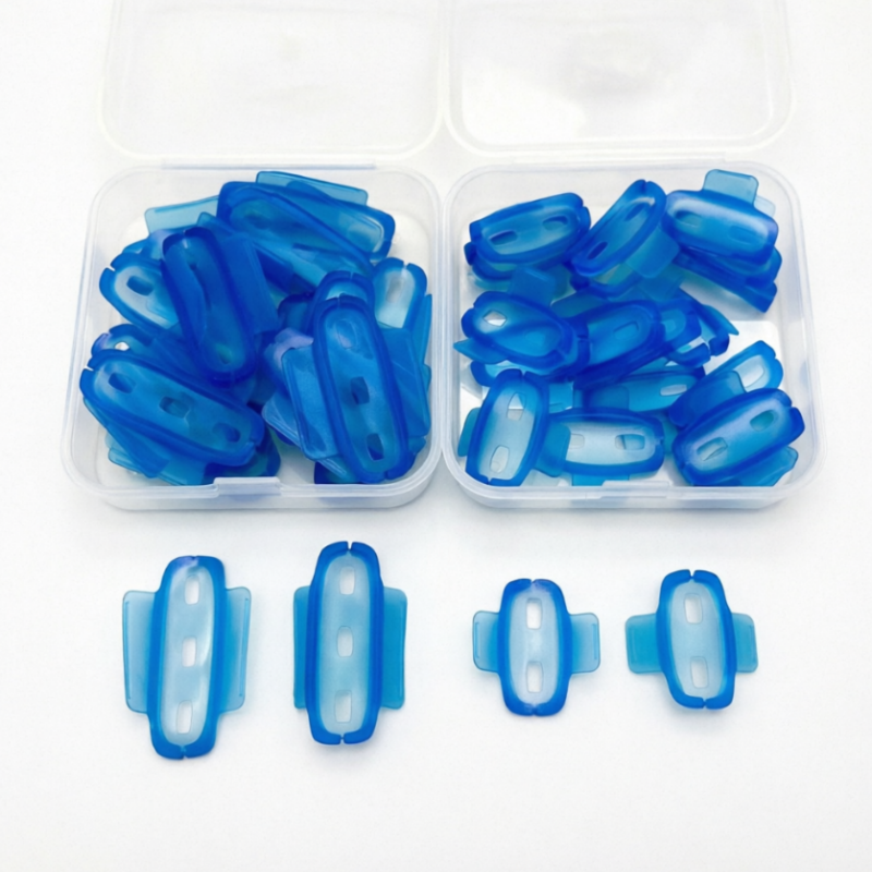 Silicone Dental Mini Rubber Dam Wedge  Isolation Suitable for Adults and Children 5pcs