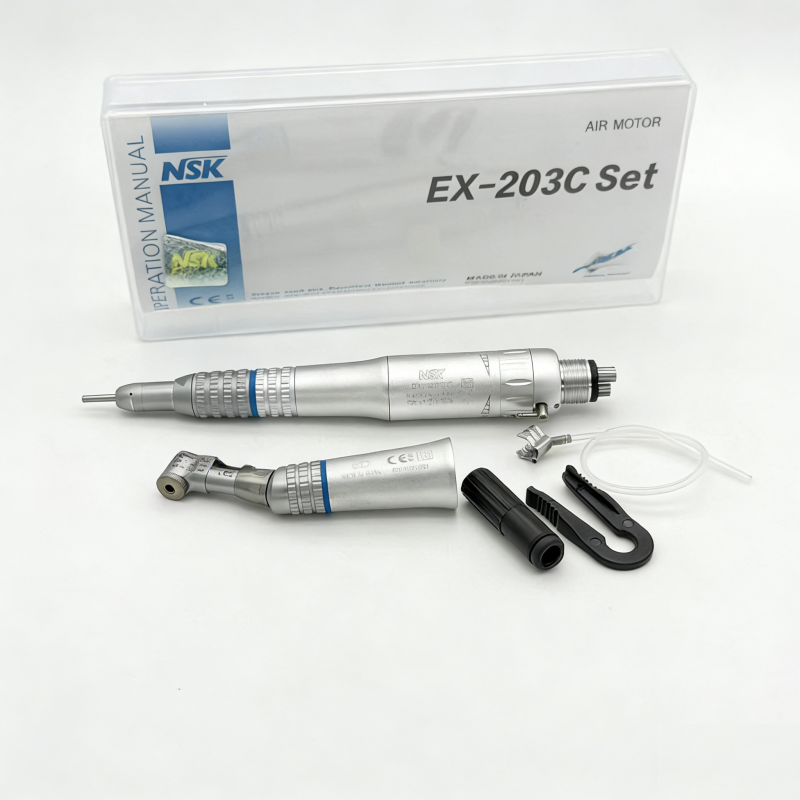 NSK Style Dental Slow Low Speed Handpiece Kit EX-203C Set E-type 4Hole