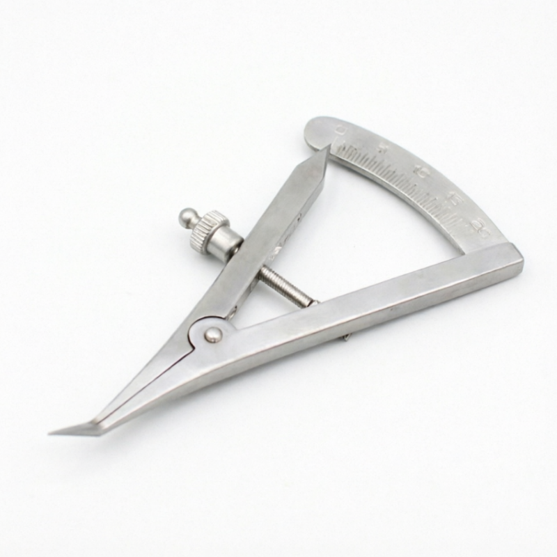 Dental Orthodontic Measuring Instruments Stainless Steel Ortho Gauge Calipers, Boley Gauge, VDO Ruler, Castroviejo Caliper, Dental Measuring Tools for Dentist Clinic