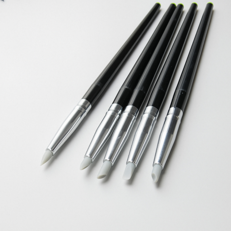 Dental Silicone Brush Pen 50Pcs, Composite Resin Sculpting Tools for Cement Adhesive & Porcelain Teeth