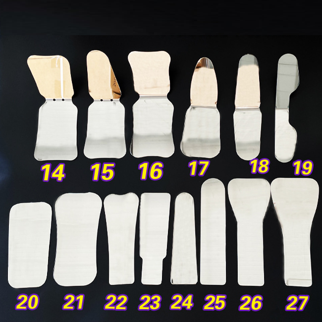 Dental Oral Reflector Mirror #14 #15 #16 Double-Sided Stainless Steel for Orthodontic Photography