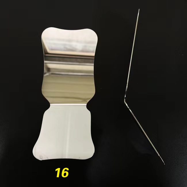 Dental Oral Reflector Mirror #14 #15 #16 Double-Sided Stainless Steel for Orthodontic Photography