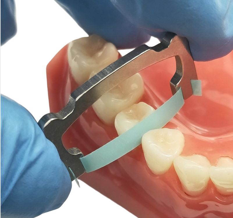 Dental Stainless Steel Polishing Strip Holder Interproximal Finishing for Anterior and Posterior Teeth