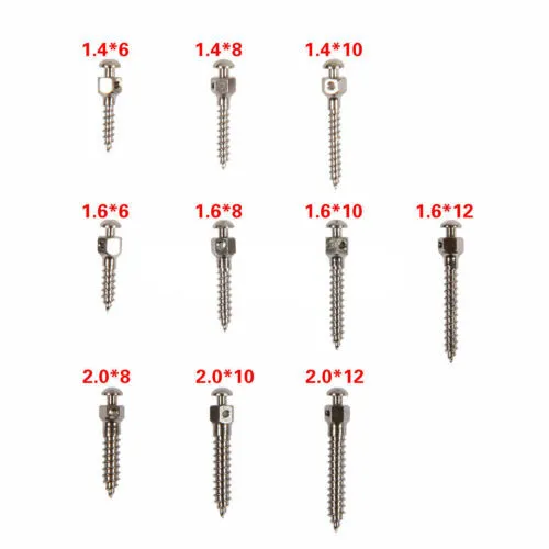 13Pcs Dental Orthodontic Mini Implants Micro Screw Self Drilling+1Pc Screwdriver