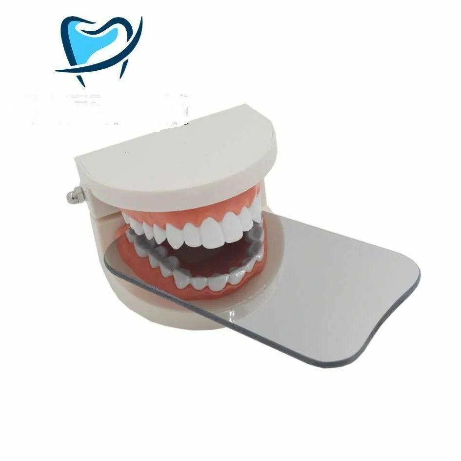 5Pcs Dental Intraoral Photography Glass Mirrors, Orthodontic Double-Sided Mouth Reflector Kit, Autoclavable