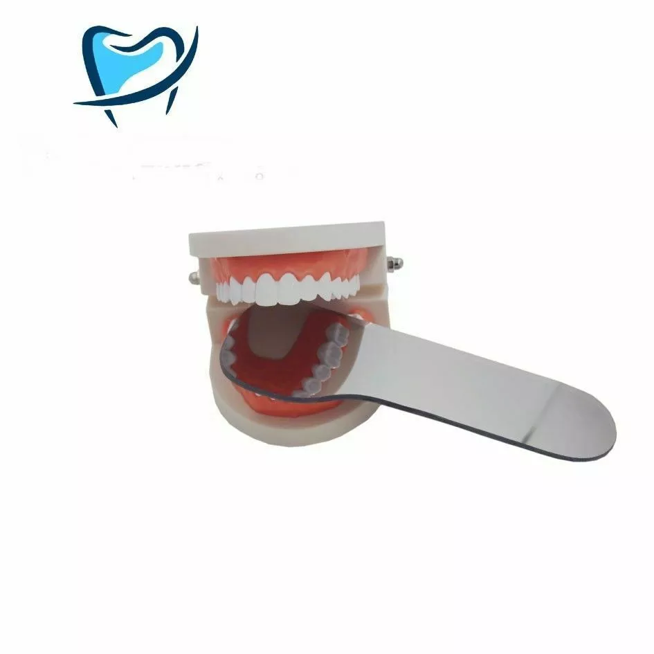 5Pcs Dental Intraoral Photography Glass Mirrors, Orthodontic Double-Sided Mouth Reflector Kit, Autoclavable