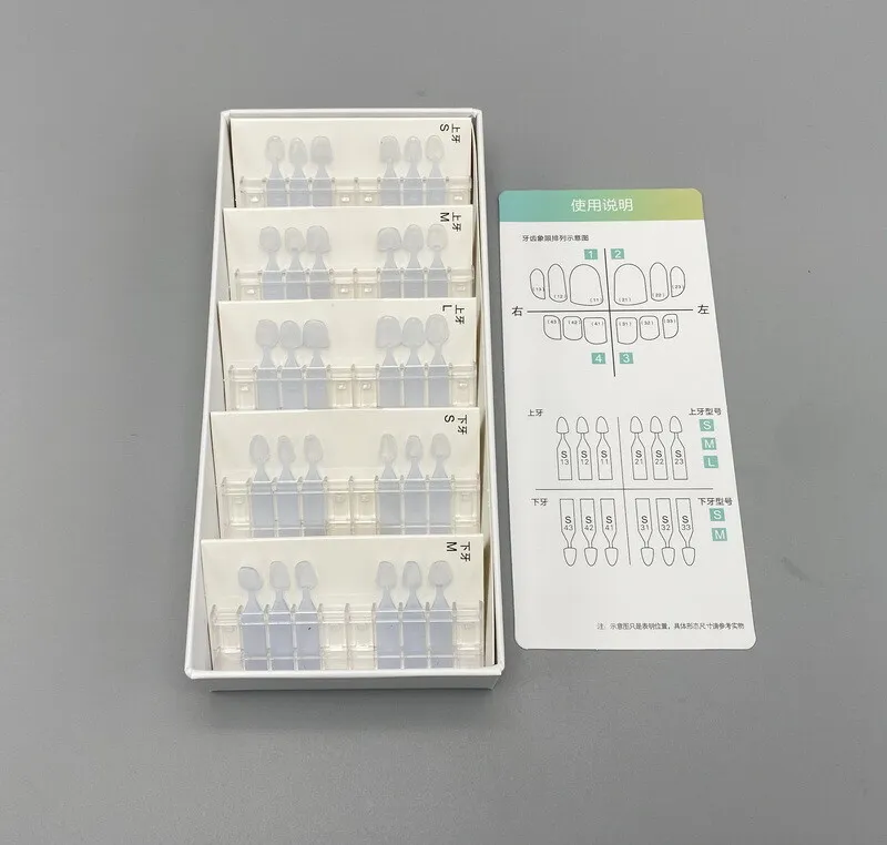 30Pcs Dental Composite Porcelain Veneers Resin Light Cure Anterior Teeth Veneer