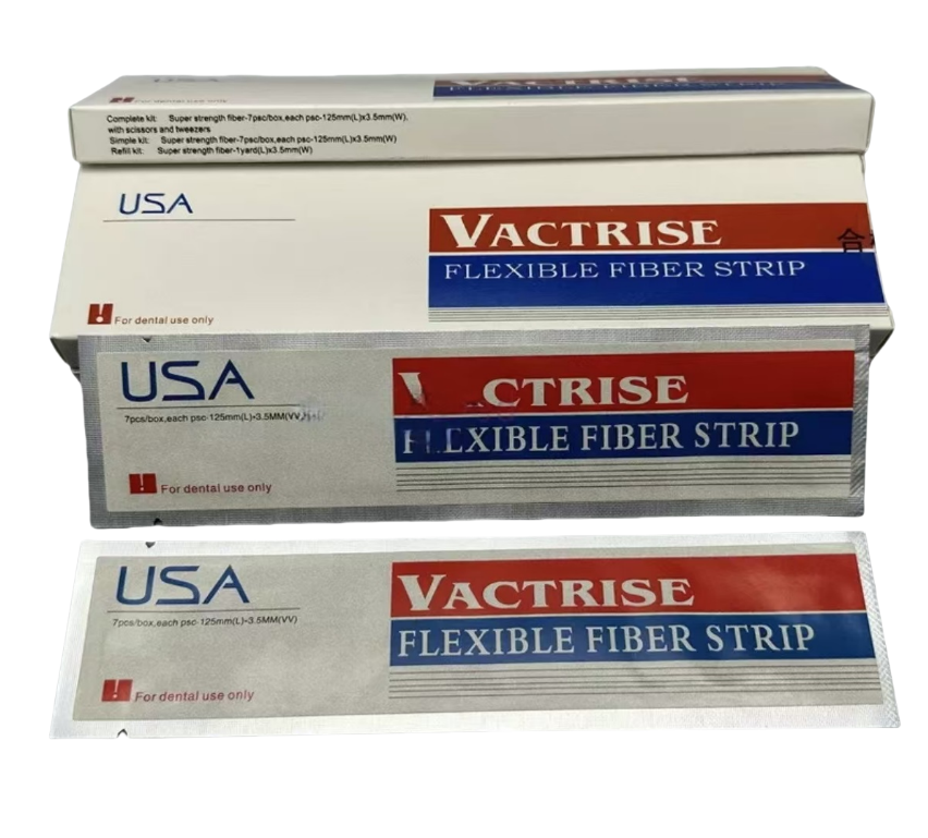 Dental Flexible Fiber Strip Dental Glass Splint Loose Tooth Light Cure Bonding