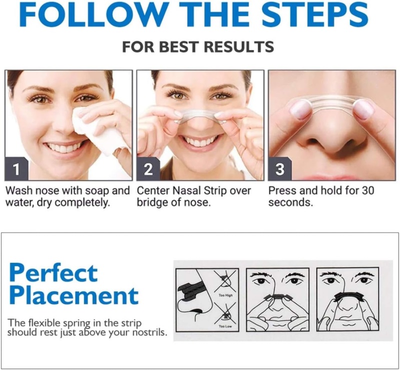 200-1000PCS BETTER BREATH Nasal Strips Easy Stop Snore Right Sleep Anti Snoring