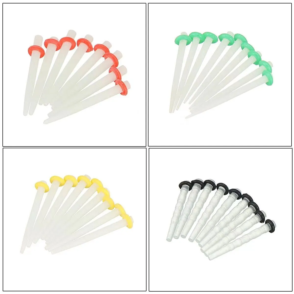 200 Pcs Dental Fiber Post Glass Quartz Teeth Restorative 1.2 1.4 1.6 1.8mm Posts