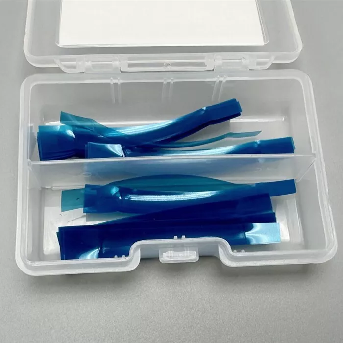 Dental Contoured Anterior Matrix Bands Polyester Blue Strip Restoration Matrices