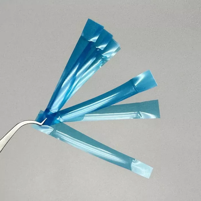 Dental Contoured Anterior Matrix Bands Polyester Blue Strip Restoration Matrices