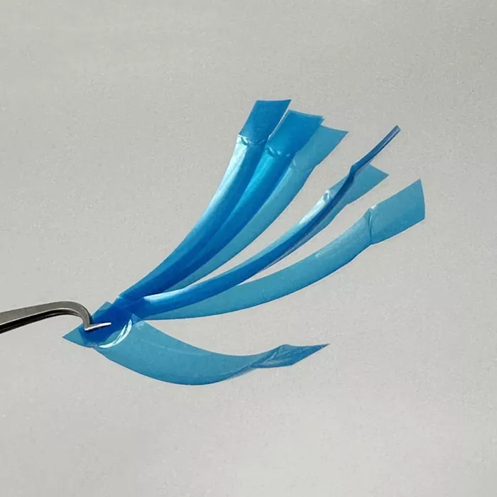 Dental Contoured Anterior Matrix Bands Polyester Blue Strip Restoration Matrices