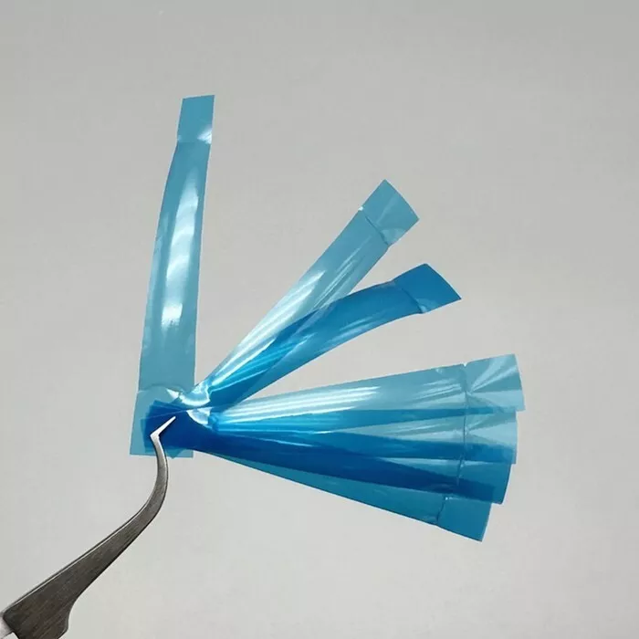 Dental Contoured Anterior Matrix Bands Polyester Blue Strip Restoration Matrices