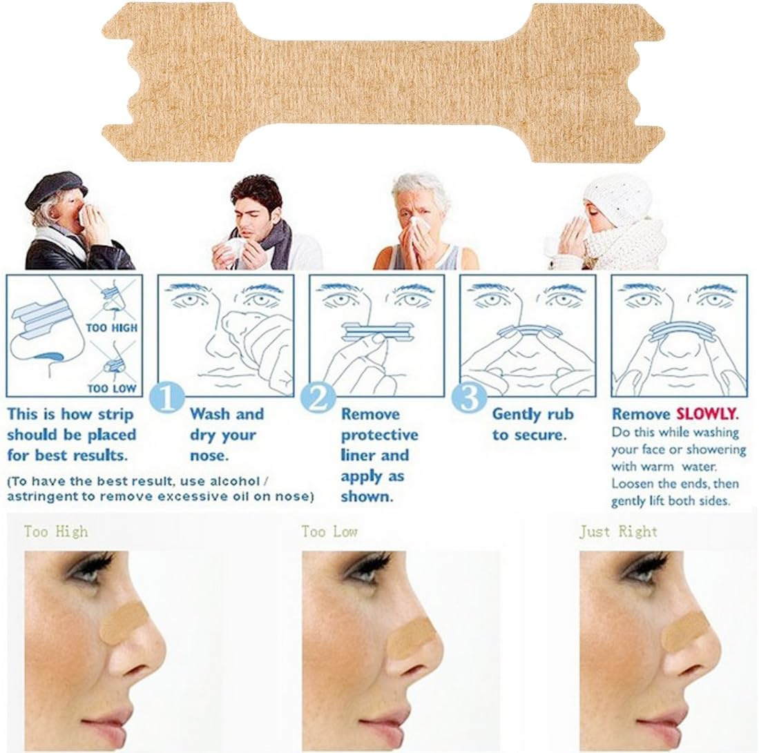 200-1000PCS BETTER BREATH Nasal Strips Easy Stop Snore Right Sleep Anti Snoring