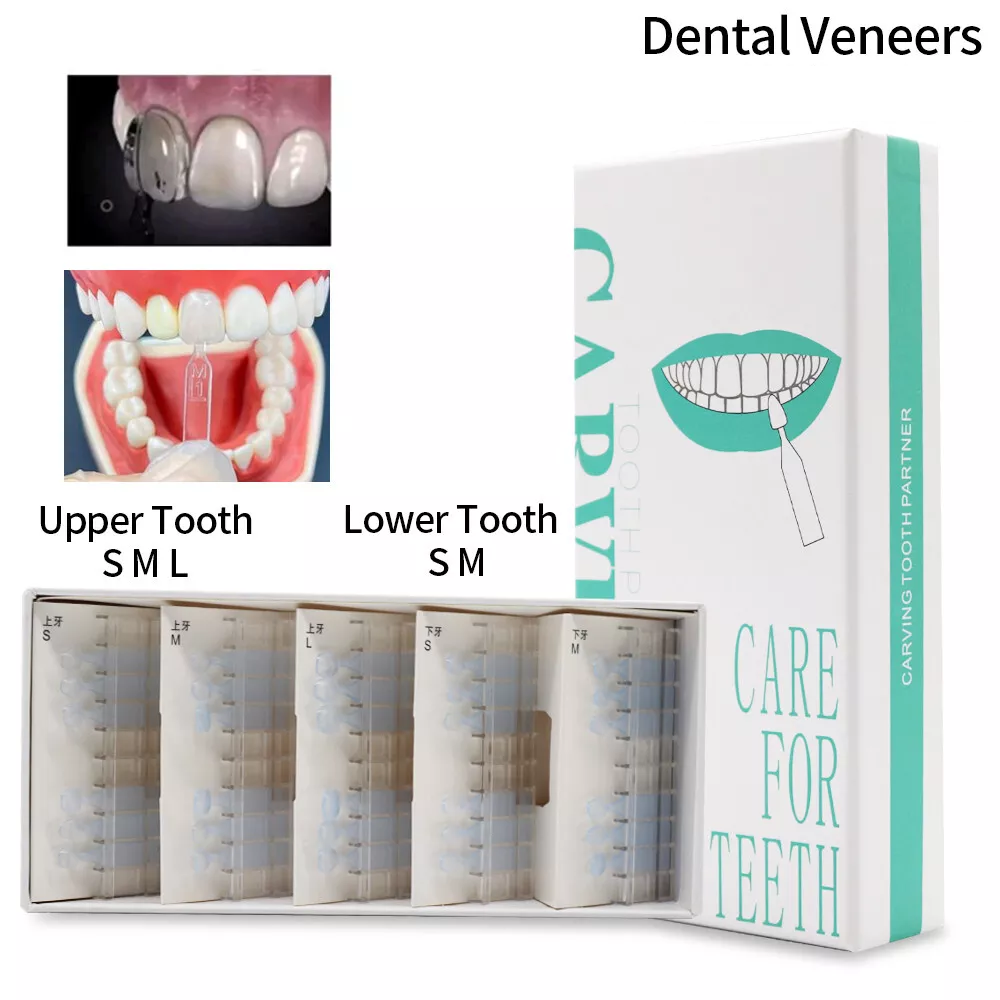 30Pcs Dental Composite Porcelain Veneers Resin Light Cure Anterior Teeth Veneer
