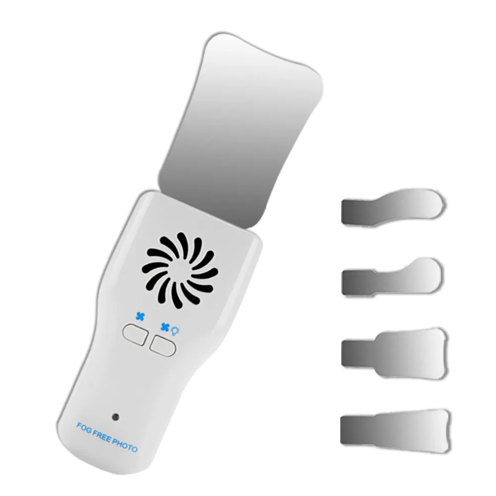 Dental Intraoral Photography Mirror Kit | Fog Free LED Occlusal Photo System, 4 Pcs Anti-Fog Glass Lenses