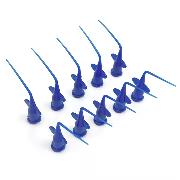 100Pcs Dental Endo Irrigation Tips Disposable Root Canal Rinsing Tip Syringe Tip Needle