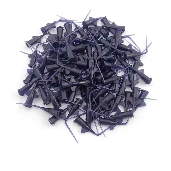 100Pcs Dental Endo Irrigation Tips Disposable Root Canal Rinsing Tip Syringe Tip Needle