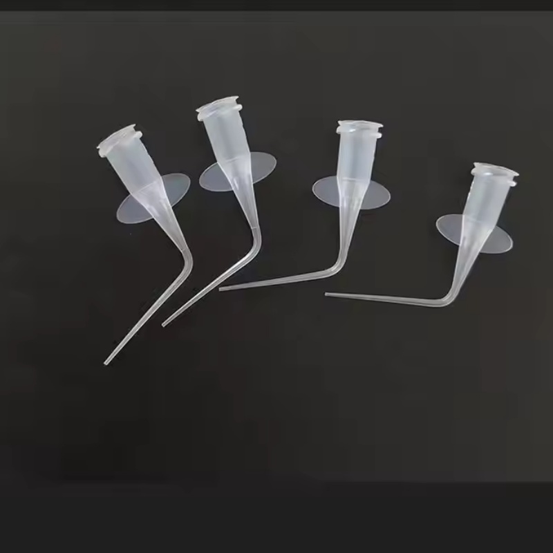 100Pcs Dental Endo Irrigation Tips, Disposable Root Canal Rinsing Side-Vented Syringe Needle Tips, 0.25/0.35mm