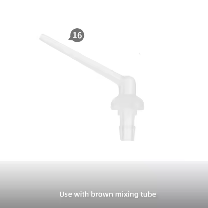 Dental Impression Material Silicone Crown Mixer Nozzle Disposable Mixing tips