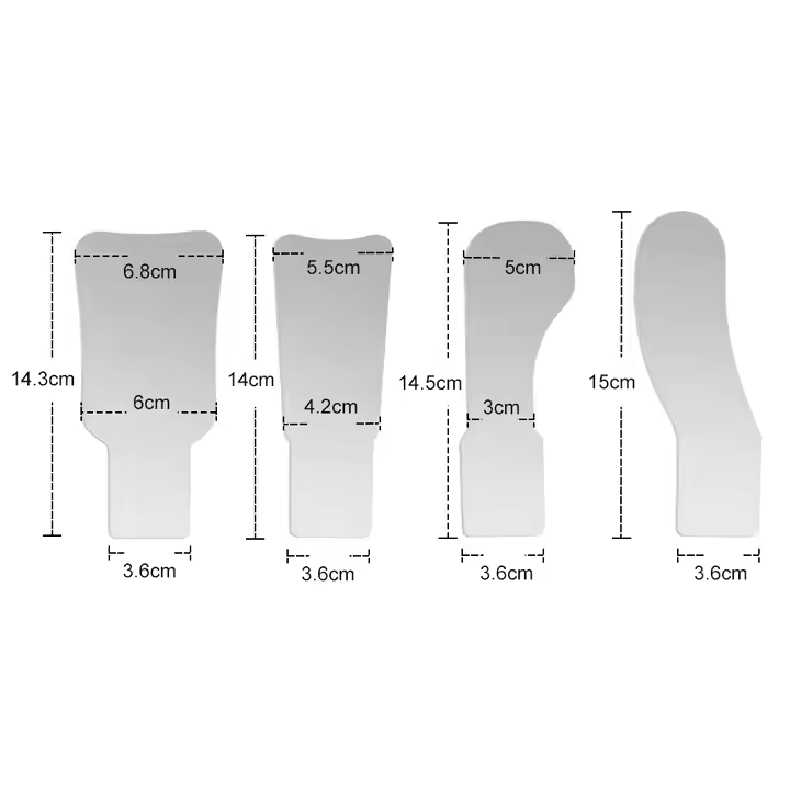Dental Intraoral Photography Mirror Kit | Fog Free LED Occlusal Photo System, 4 Pcs Anti-Fog Glass Lenses