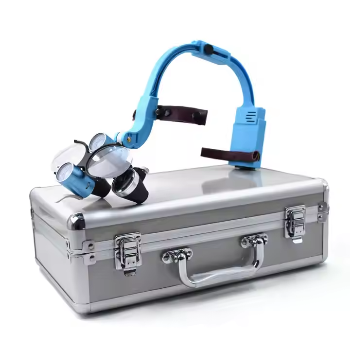 Dental LED Head Light Lamp Magnification Binocular Surgical Loupes 5W Headlamp 2.5x 3.5x