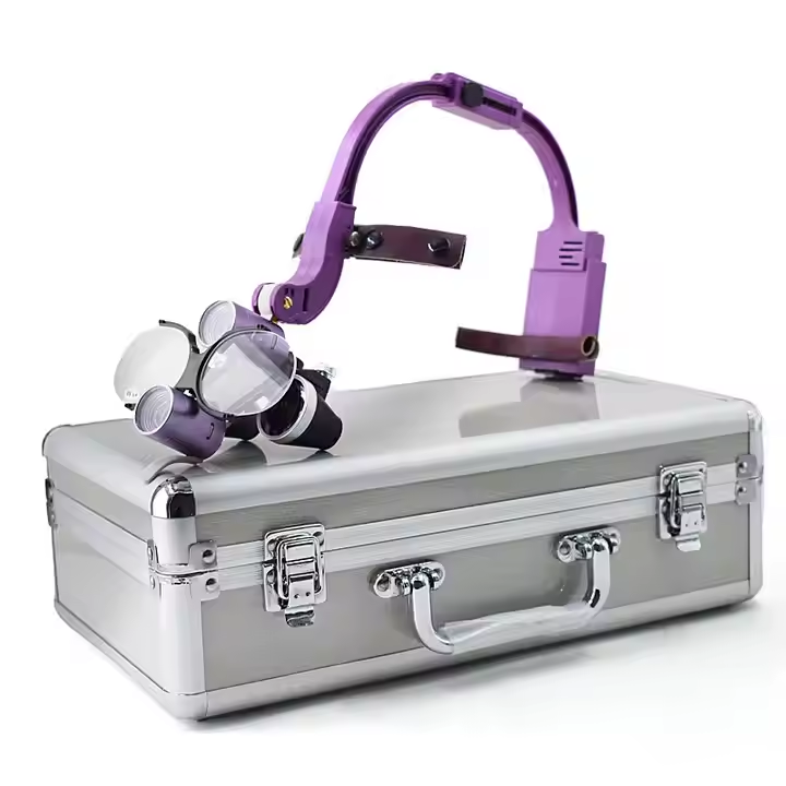 Dental LED Head Light Lamp Magnification Binocular Surgical Loupes 5W Headlamp 2.5x 3.5x