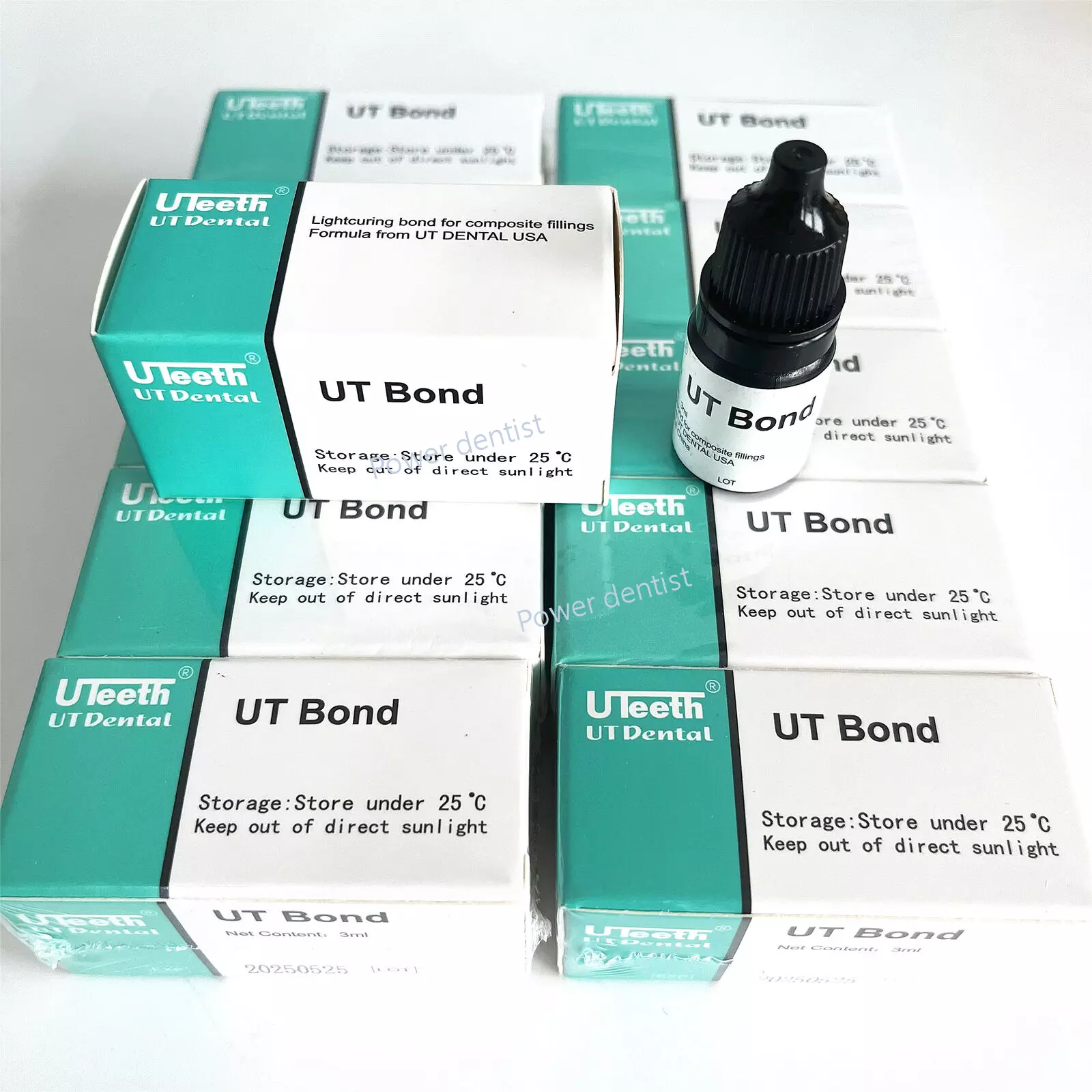 3ml Dental UT Bond Adhesive Resin – Light Cure Composite Filling Agent for Teeth Restoration, Professional Dental Bonding Material
