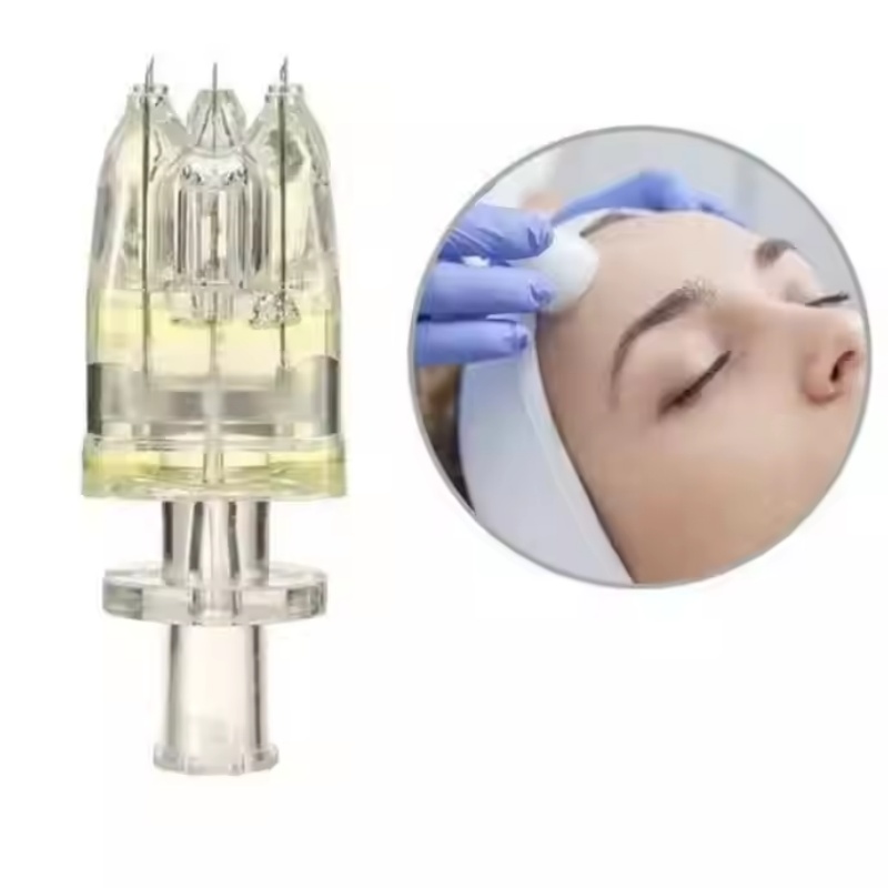 5Pin Crystal Multi Needle Replace Tips | Sterile Injector Cartridge for Facial Hydration Skin Care Device