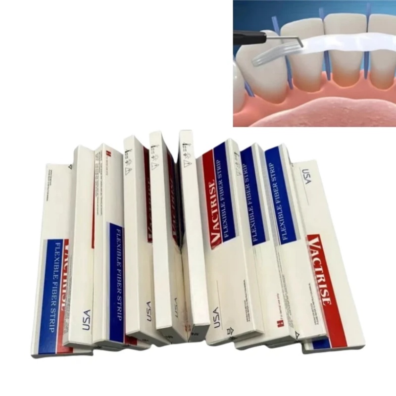 Dental Flexible Glass Fiber Splint Strip Light Cure Loose Teeth Bonding Ribbons for Orthodontic Fixation