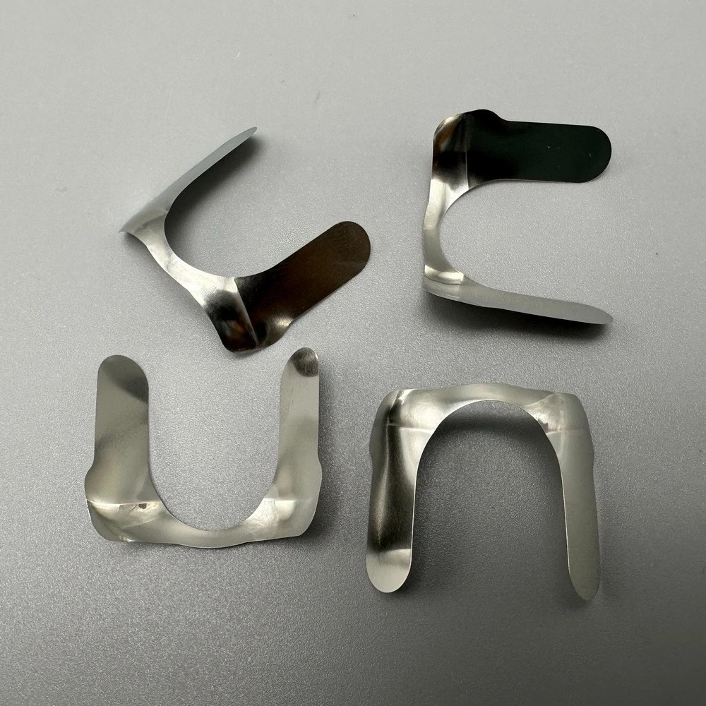 30pcs Dental Contoured Anterior Matrix Sectional System Metal Matrices Bands