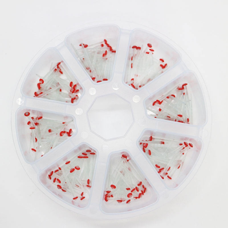 200Pcs Dental Fiber Post Resin Restorative Kit | Quartz Glass Teeth Posts 1.2mm 1.4mm 1.6mm 1.8mm for Dentist