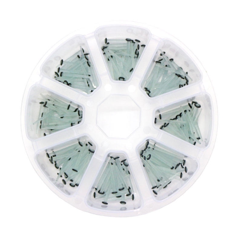 200Pcs Dental Fiber Post Resin Restorative Kit | Quartz Glass Teeth Posts 1.2mm 1.4mm 1.6mm 1.8mm for Dentist