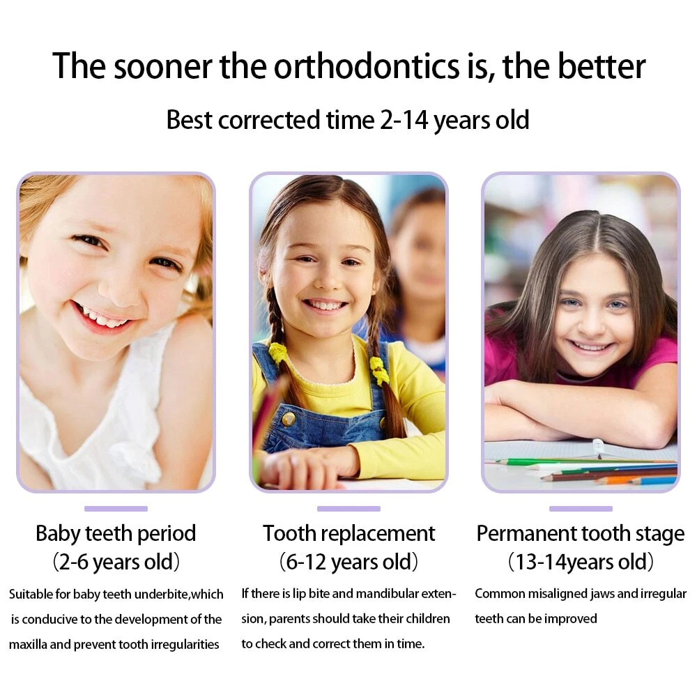 10Pcs Dental Teeth Trainer Orthodontic Braces Appliance For Kids/Adults T4A/T4B/T4K