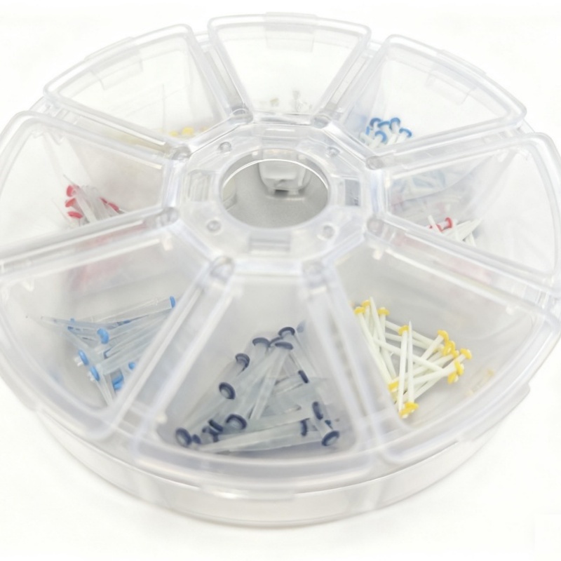200Pcs Dental Fiber Post Resin Restorative Kit | Quartz Glass Teeth Posts 1.2mm 1.4mm 1.6mm 1.8mm for Dentist