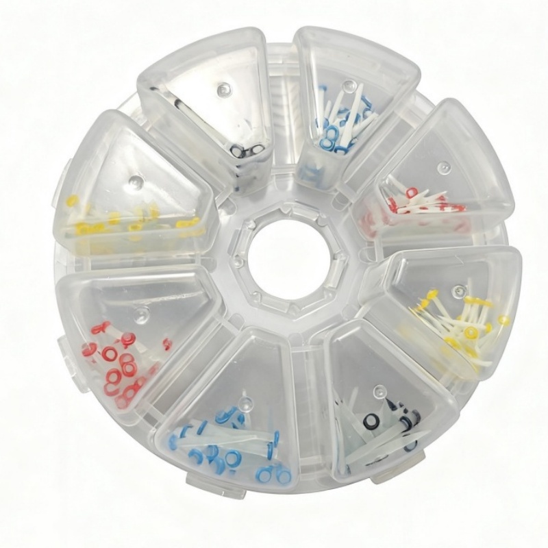 200Pcs Dental Fiber Post Resin Restorative Kit | Quartz Glass Teeth Posts 1.2mm 1.4mm 1.6mm 1.8mm for Dentist