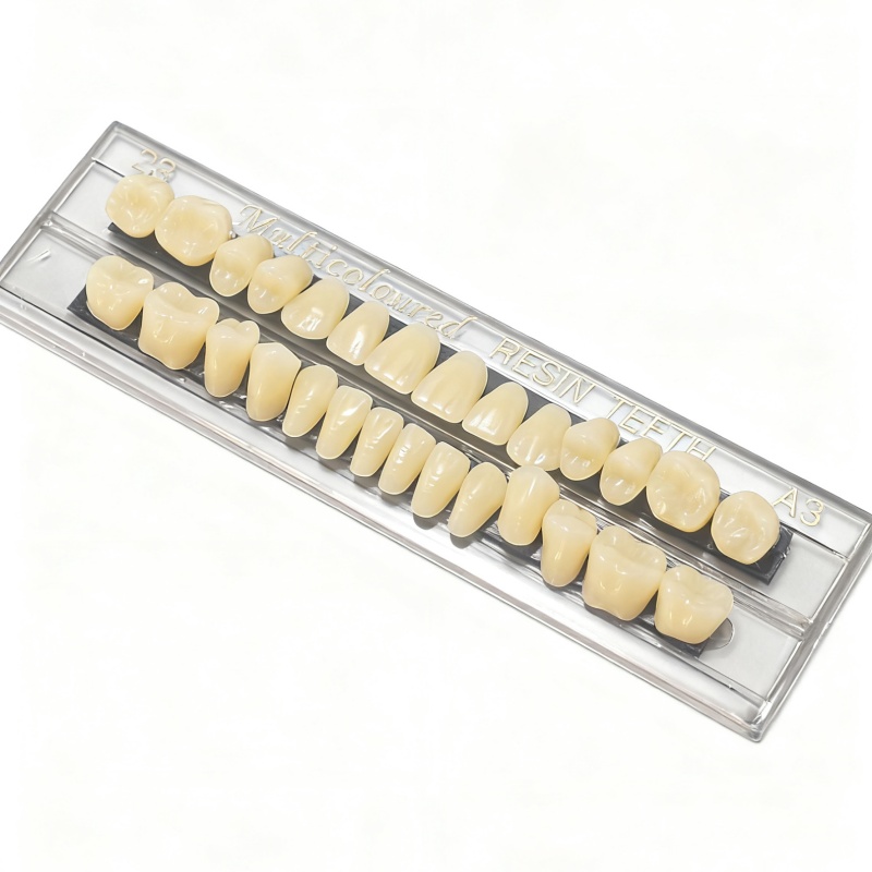 5 Sets Dental Acrylic Resin Denture Shade A2 A3 Upper Lower Full Set False Teeth #22 #23