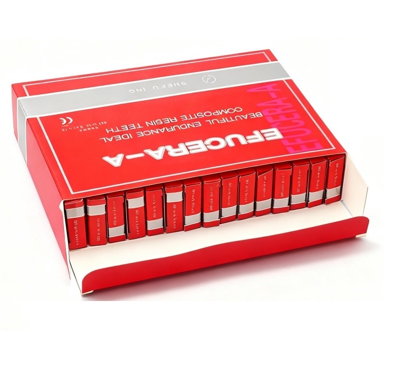 5 Sets Dental Acrylic Resin Denture Shade A2 A3 Upper Lower Full Set False Teeth #22 #23