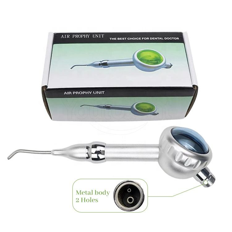 Dental Air Flow Prophy Jet Hygiene Teeth Polishing Polisher Handpiece 6 Colors 2/4 Holes