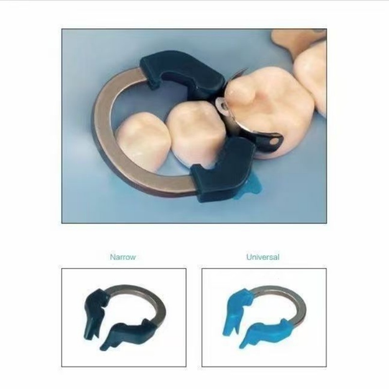 Sectional Matrix System Ring Clamps Fit Garrison Palodent V3, Universal & Narrow Matrices Kit for Deep Cavities