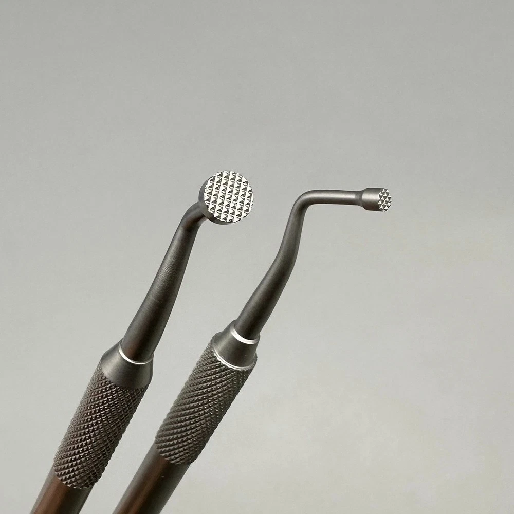 Stainless Steel Double Ended Dental Bone Graft Plugger Packer 3mm-4mm 6mm-8mm Dental Implant Instrument