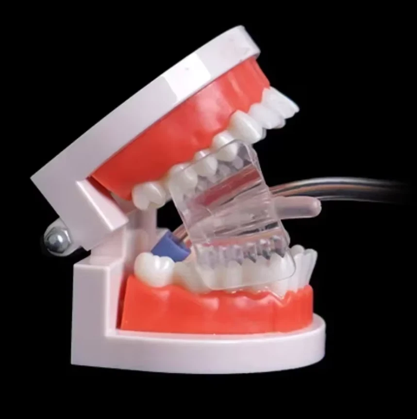 10pcs Dental Silicone Bite Block with Saliva Ejector Hole Mouth Opener Cheek Retractor Large Small