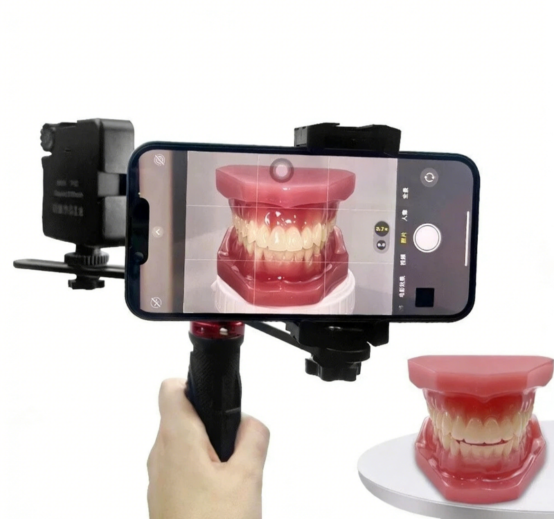 Portable Dental Photography Filling Light Mobile Phones Oral Light 64 LED Beads