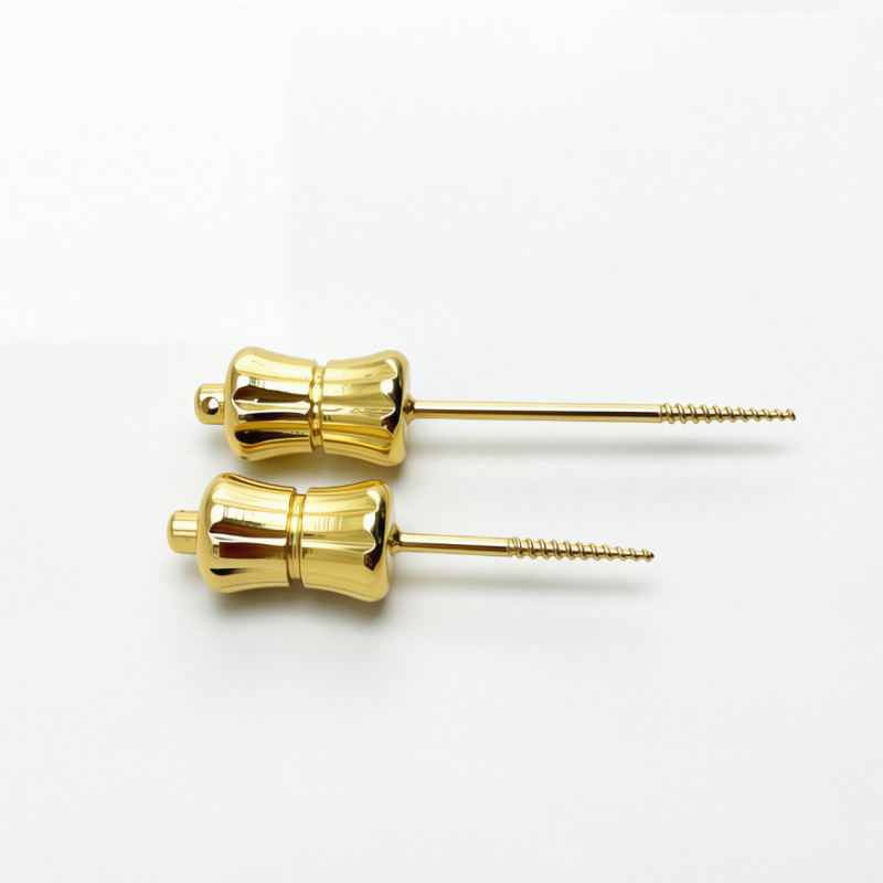 Dental Manual Broken Root Extractor Set – Apical Root Fragment Drills, Long & Short 17/26mm, Stainless Steel
