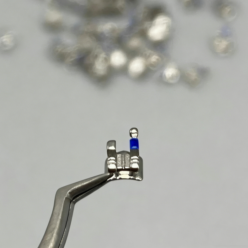 100pcs Dental Orthodontic Brackets metal Braces Mini Roth Slot 022 345 hooks Bulk